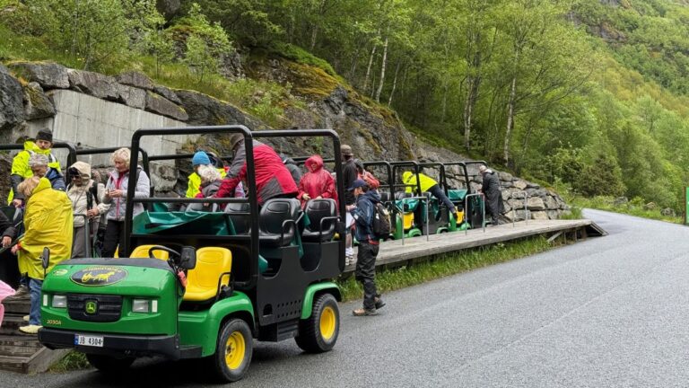 Troll cars at Briksdal. Photo: David Nikel.