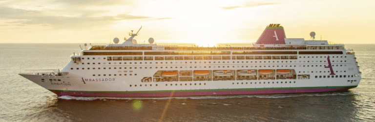Ambassador Ambition cruise ship. Photo: Ambassador Cruise Line.