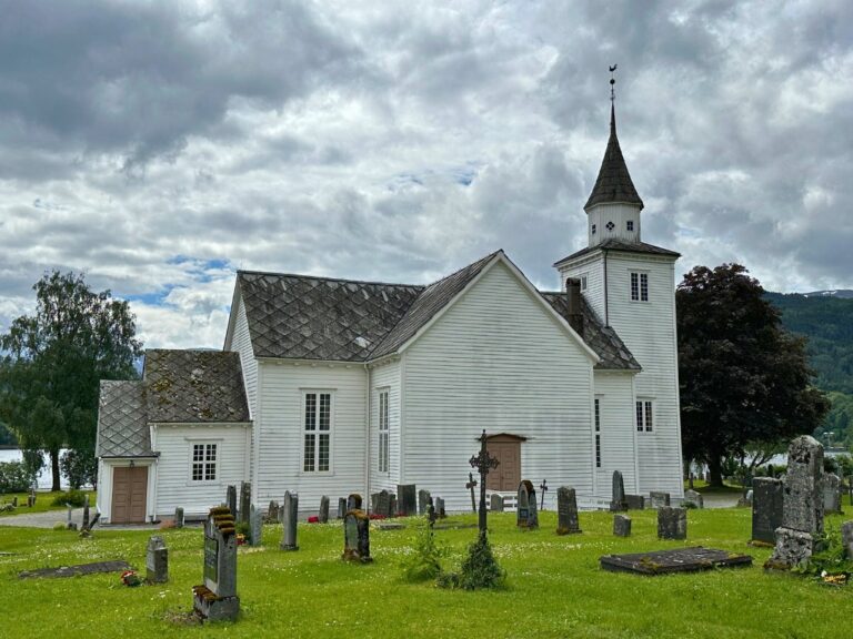 Exterior of Ulvik Church. Photo: David Nikel.