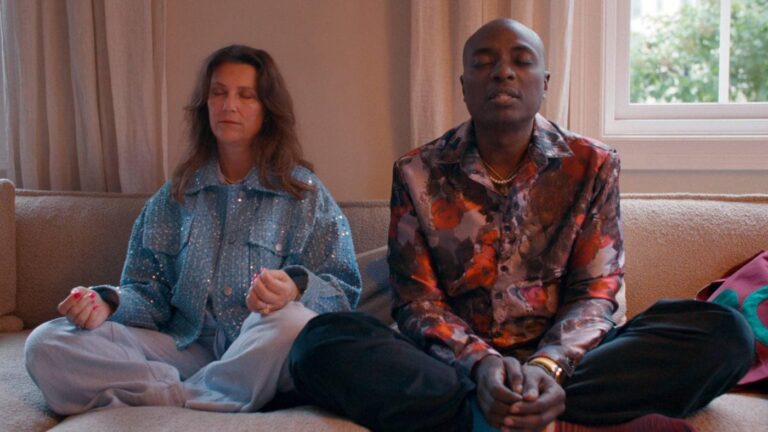 A still of Princess Märtha Louise and Durek Verrett from the new 'Rebel Royals' documentary on Netflix. Copyright: Netflix.
