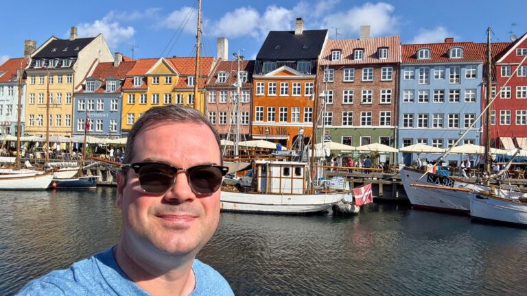 David at Nyhavn in Copenhagen, Denmark. Photo: David Nikel.