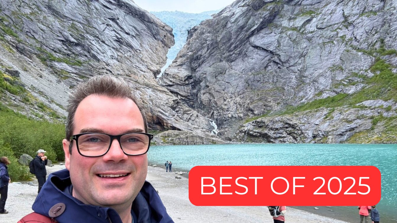 David Nikel at the Briksdal Glacier near Olden in Norway. Photo: David Nikel.