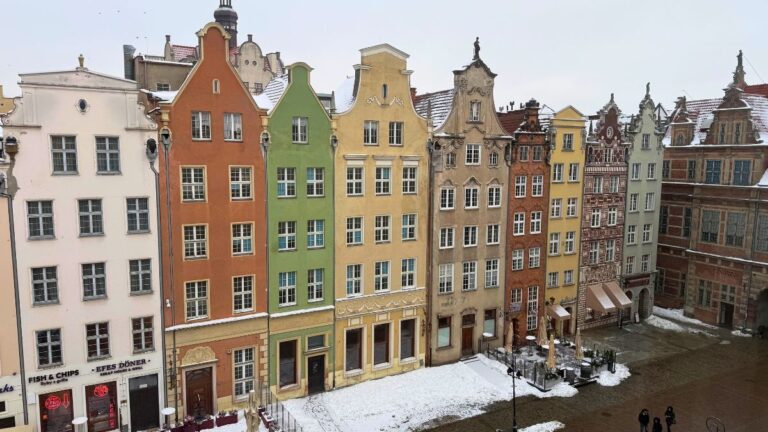View of Długi Targ from the Radisson Blu Gdansk. Photo: David Nikel.
