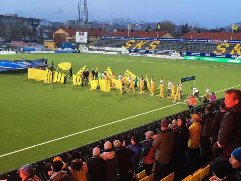 Bodø/Glimt v Sogndal in March 2016. Photo: David Nikel.