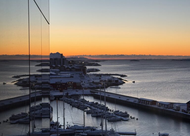 View of harbour from Radisson Blu Bodø. Photo: David Nikel.