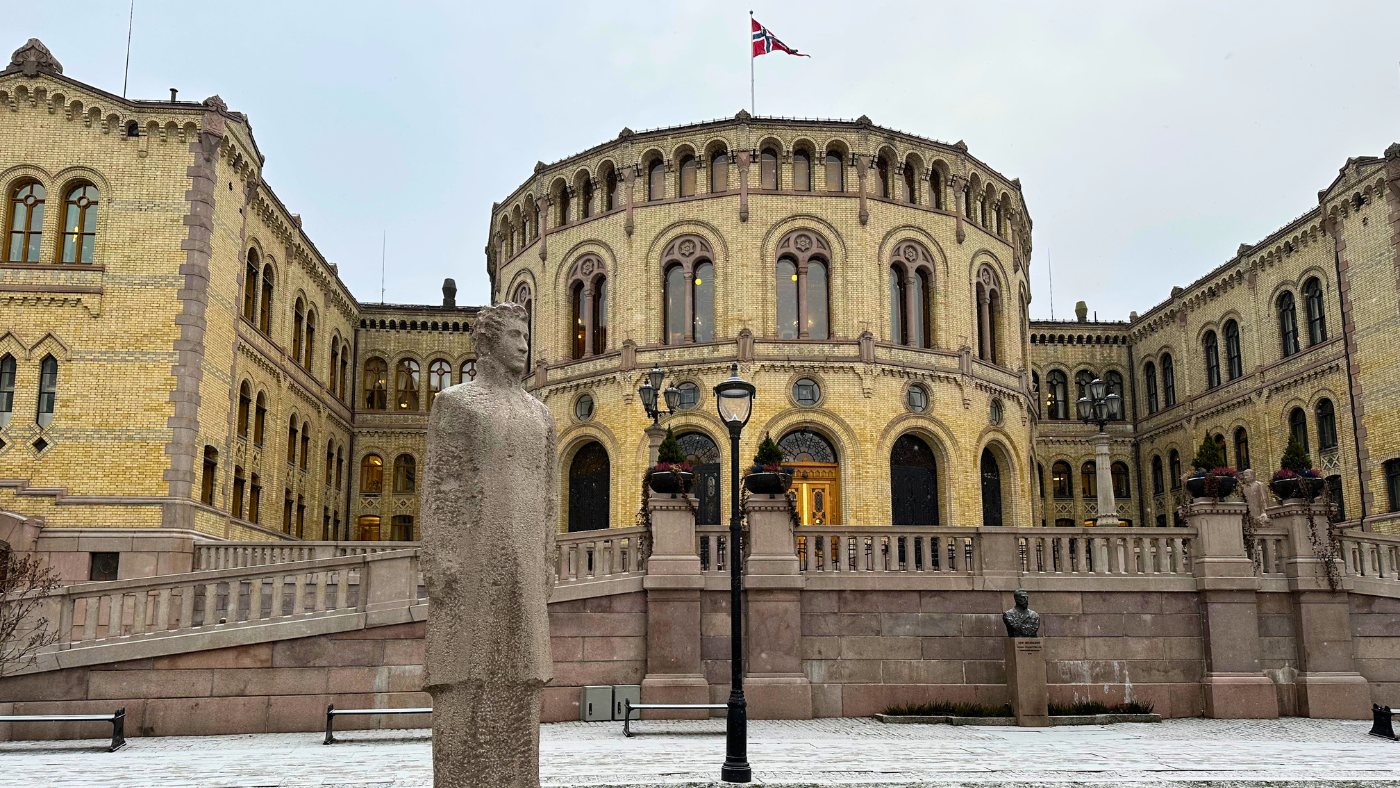 Norwegian Parliament building in Oslo, Norway. Photo: David Nikel.