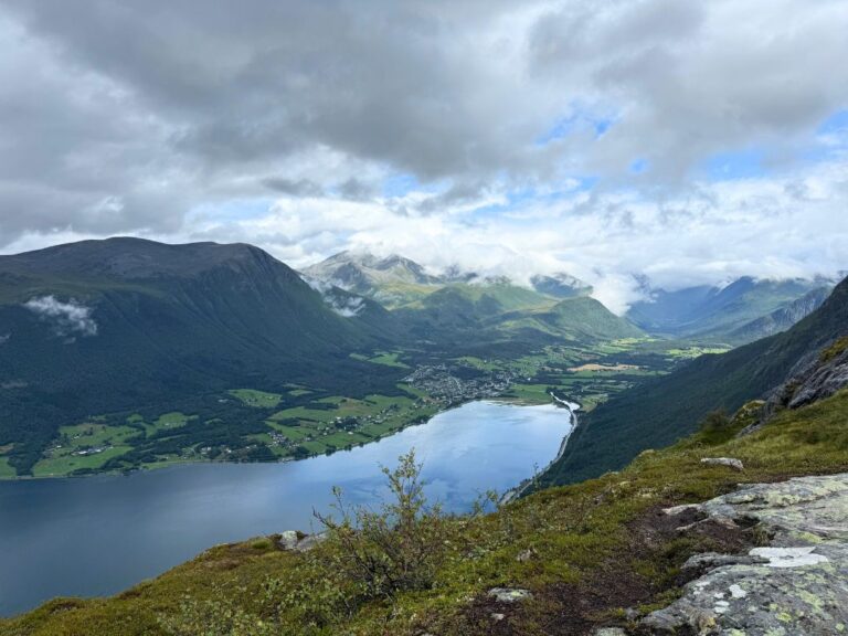 View of Isfjorden from Romsdal Gondola. Photo: David Nikel.