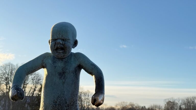 Vigeland Park baby sculpture. Photo: David Nikel.