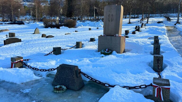 Polish war graves in Narvik. Photo: David Nikel.
