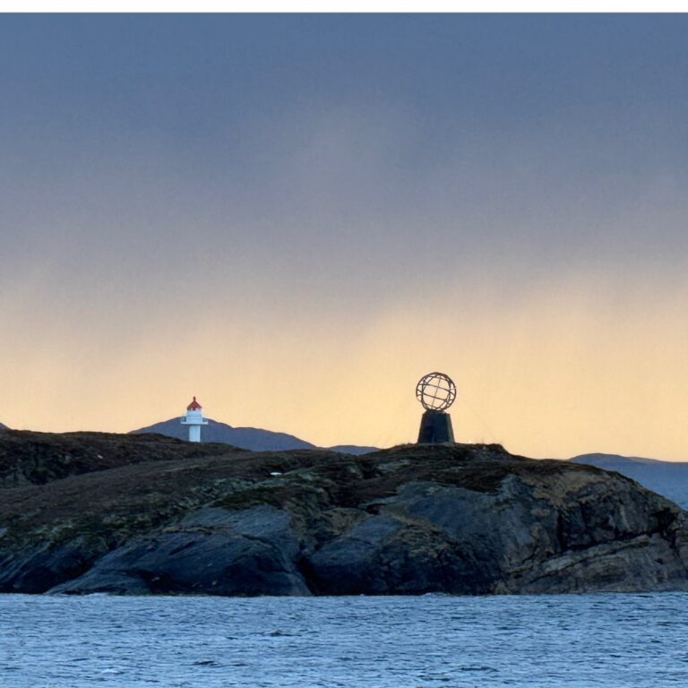 Arctic Circle marker in Nordland county, Norway. Photo: David Nikel.