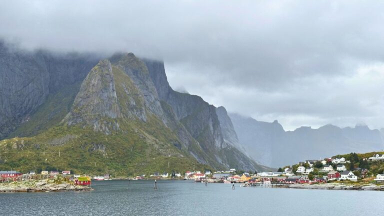 Cloudy day in Reine, Norway. Photo: David Nikel.