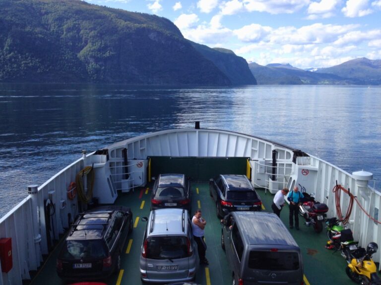 Car ferry in the Norwegian fjords. Photo: David Nikel.