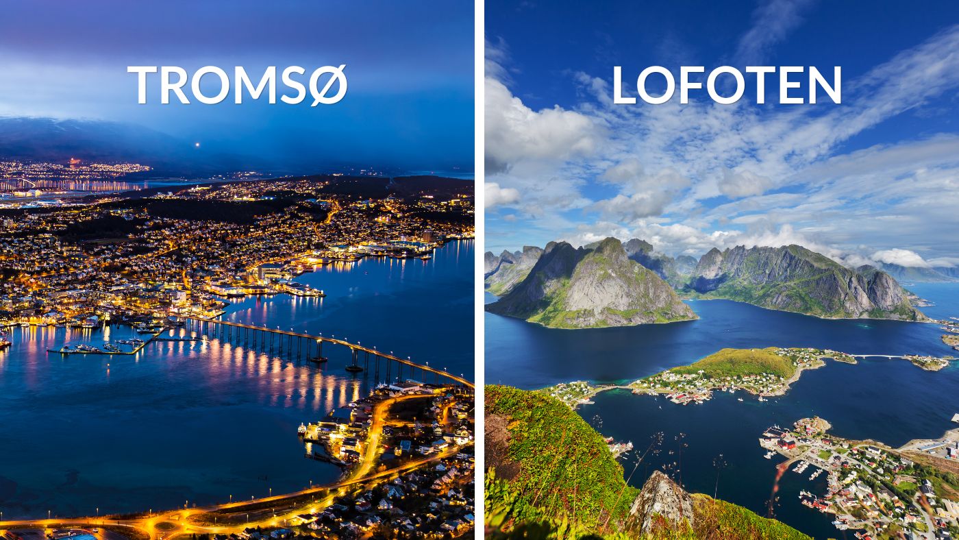 Iconic travel images of Tromsø and Lofoten in Northern Norway.
