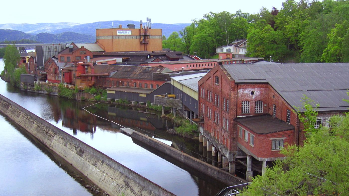 Ulefos Jernværk factory in Ulefoss, Norway. Photo: Wikipedia CC.