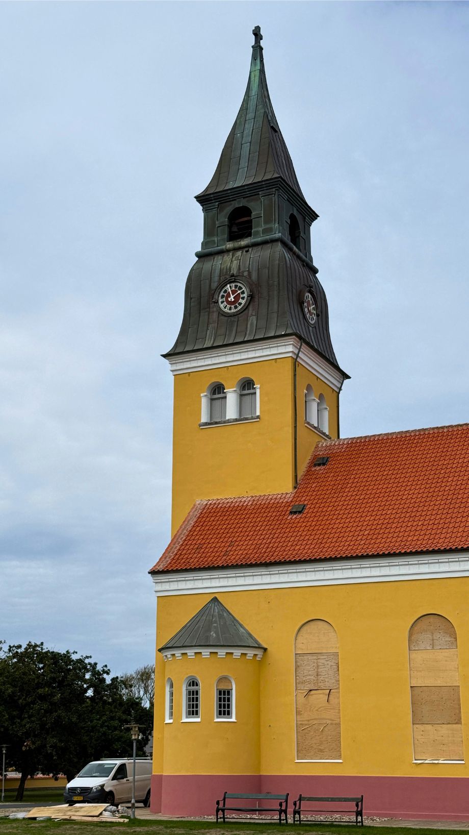 Skagen's yellow church. Photo: David Nikel.