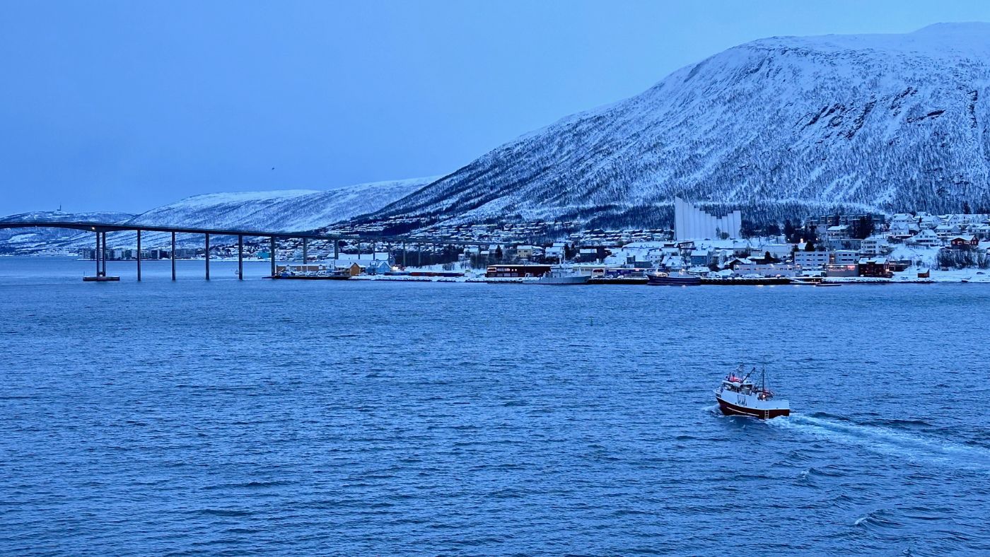 A winter scene in Tromsø. Photo: David Nikel.